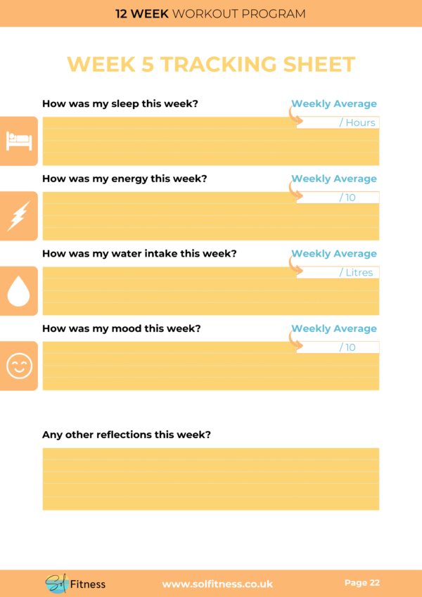 12 Week Gym Based Workout Program - Image 3